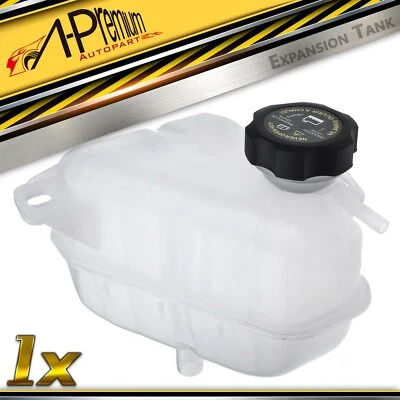 Tanque de expansão de líquido de arrefecimento com tampa para Chevrolet Malibu 06-12 Pontiac G6 Saturn Aura - Imagem 1 de 4