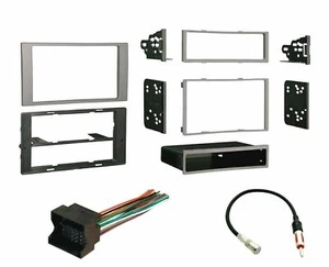 Metra 99-5824S Single Double Din Car Install Kit Silver Wire Harness Antenna - Picture 1 of 1
