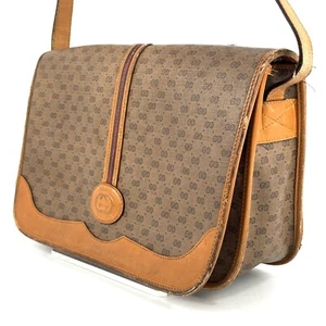 GUCCI Sherry Line Shoulder Crossbody Bag GG PVC Leather Authentic - Picture 1 of 24