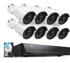 Sistema de vigilancia Reolink RLK16-410B8-4MP 8 Bullet PoE Security con 16... - Imagen 1 de 1