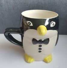 VINTAGE 80's 3D Penguin Mug   TABLEWARE  Pre-owned 