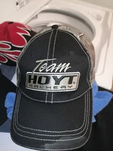 Team Hoyt Archery Hat Cap Adjustable Men's Camo Black Hunting Strapback OSFM - Picture 1 of 1