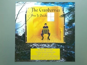CRANBERRIES Free To Decide UK 12" x 12" promo display flat NEW! - Picture 1 of 2
