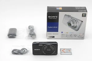 【MINT w/ Box】Sony Cyber-shot DSC-wx50 16.2MP Black Digital Camera From Japan - Picture 1 of 9
