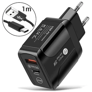 Szybka ładowarka 25W USB C typ C zasilacz wtyczka kabel ładujący do telefonu komórkowego Samsung - Zdjęcie 1 z 10