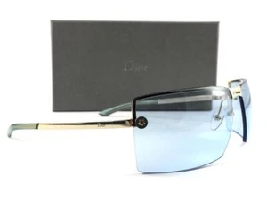 VINTAGE CHRISTIAN DIOR ADIORABLE SILVER 2000 SUNGLASSES AUSTRIA Y2K - Picture 1 of 11