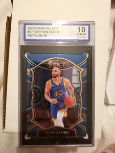 2020 Panini Select Stephen Curry Retail Blue #57 Graded 10 - Bild 1 von 2
