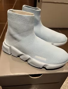 Calzino Balenciaga blu nuovo con scatola Speed LT per bambini taglia 31-32 EU 13-1 US autentico - Foto 1 di 4