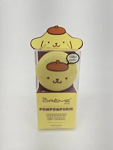 The Creme Shop X Sanrio Pompompurin Macaron balsamo labbra budino al caramello .26 oz NUOVO - Foto 1 di 2