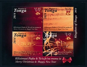 2014 TONGA CHRISTMAS MINI SHEET FINE MINT MNH - Picture 1 of 1