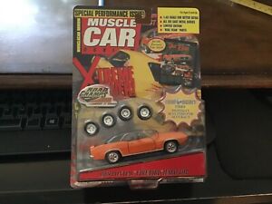 Road Champs Limited 1:43 1969 Orange Pontiac Firebird Real Scan Tires In package