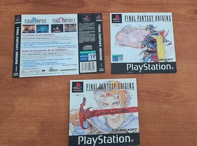 FINAL FANTASY ORIGINS SOLO MANUALE E COVER - SONY PLAYSTATION PS1 PAL PSX ITA - Immagine 1 di 2
