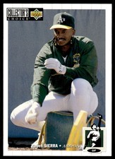 1994 Collector's Choice Ruben Sierra Oakland Athletics #258