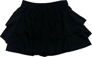 Cheryl Creations Kids - Black Ruffle Skort Skirt / Shorts - Size Y/M (10) - NEW - Picture 1 of 7
