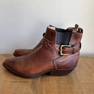 Cole Haan Country Vintage Leather Western Chelsea Ankle Boots-Women's 9-Brown - Picture 1 of 10