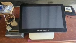 Oracle MICROS Workstation 6 15.6" Touchscreen POS Terminal And PRINTER. FULL KIT - Picture 1 of 1