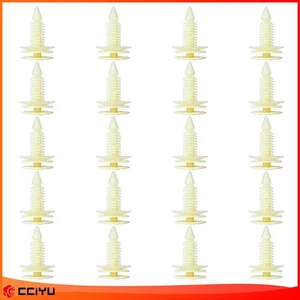 ✅fender retainer fasteners carclips 20x Nylon Rivets for GMC Chevrolet#10285935 - Picture 1 of 7