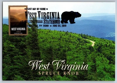 #4790 West Virginia Statehood FDC Maxi Card - Image 1 of 2
