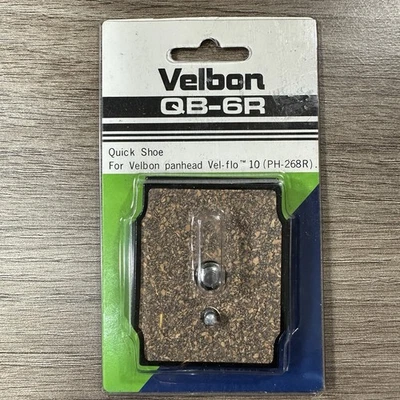 Velbon QB-6R Quick Release Plate for Velbon Panhead Vel-flo 10 PH-268R New - Image 1 of 2