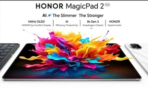 HONOR MagicPad 2 12.3 Inch 256GB Wi-Fi OLED IMAX ENHANCED 144Hz Snapdragon 8sg3 - Picture 1 of 9