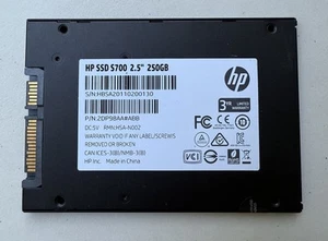 HP S700 2.5″ SSD – 250 GB SATA III – Tested Before Shipping - Afbeelding 1 van 2