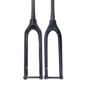 Carbon Rigid Fork 29 27.5 26 Thru Axle 15*100mm Tapered Mountain Bike Rigid Fork - Picture 1 of 26