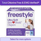 Freestyle Hyper Absorbent Ultra Soft TCF Baby Diapers