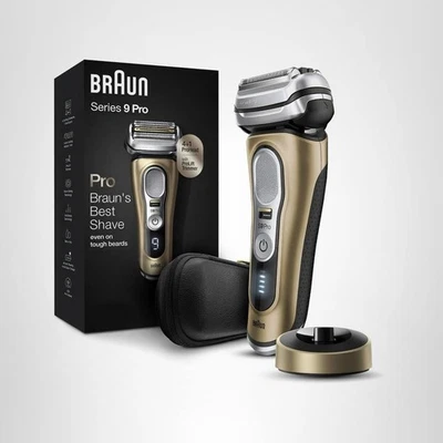 Braun 9419S Pro Wet & Dry Shaver with ProLift Beard Trimmer - Gold - Image 1 of 4