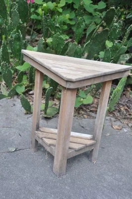 Corner table, cypress wood, Hammersmith Farm Mansion - Image 1 of 4