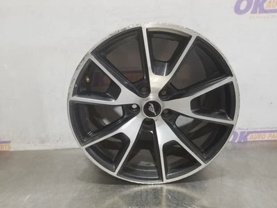 21 2021 FORD MUSTANG ECOBOOST 19X9 WHEEL ALUMINUM 5Y SPOKES BLACK MACHINED FACE Foto 1 de 4