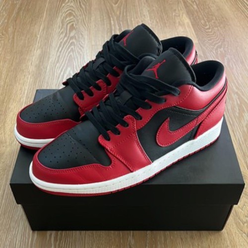 Uomo 10.0US Air Jordan 1 Lo Varsity Rosso