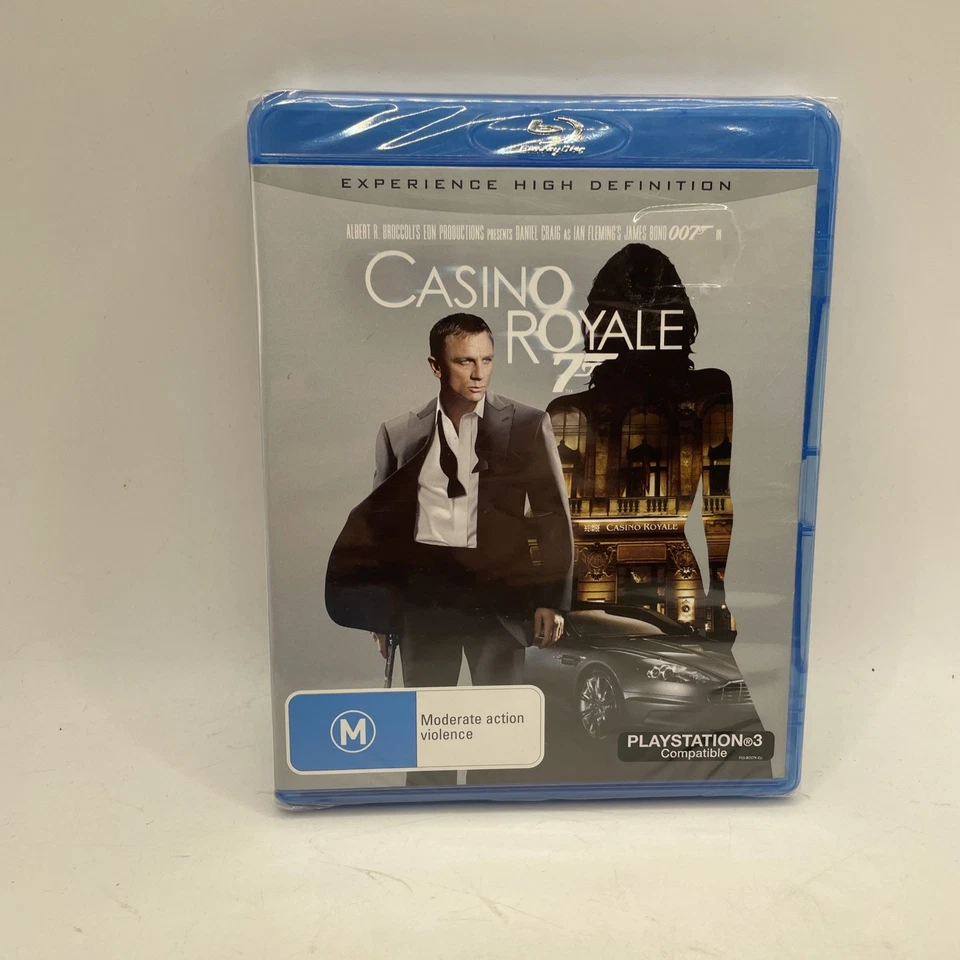 Casino Royale 007 James Bond Blu-Ray Nuevo Sellado Región ABC Envío Gratuito Foto 1 de 2