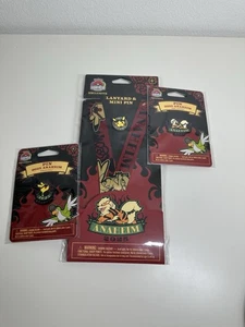Pokemon World Championships 2025 Anaheim Rockabilly Pins und Lanyard Konvolut - Bild 1 von 5