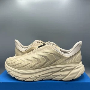 Hoka One One Project Clifton Sand Beige Running Shoes Trainers UK 8 EU 42 New - Picture 1 of 10