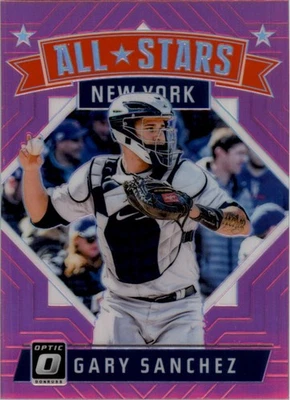 2018 Donruss Optic Pink #167 Gary Sanchez AS - BB - Image 1 of 2