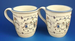 Brunelli Made In Italy Set di due tazze da tè caffè matrimonio sposi 12 oz. - Foto 1 di 10