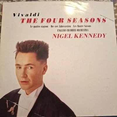 NIGEL KENNEDY -ENGLISH CHAMBER ORCH "VIVALDI-THE FOUR SEASONS" VINYL LP 1989 - Image 1 of 4