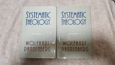 ‡ 📖 Systematic Theology by Pannenberg • Vol 1 (1988) Vol2 (1991) HCDJ Both 1st - Image 1 of 4
