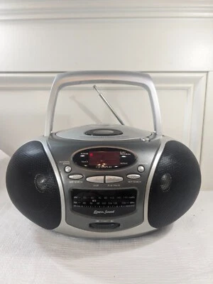 Lenoxx Sound Stereo Compact CD Player AM/FM radio portable CD-109 Lenox READ - Image 1 of 4