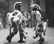 Vtg C.1950s Origanal Black &White Photo Indian Dance Demonstration Wisconsin 