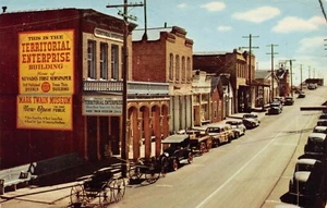 Territorial Enterprise Postcard Virginia City Nevada Main Street - Picture 1 of 2