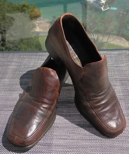 VINTAGE 1970s Bally of Switzerland "Beryl" Leather Retro Loafer M 61/2 AU 9 1/2 - Picture 1 of 12