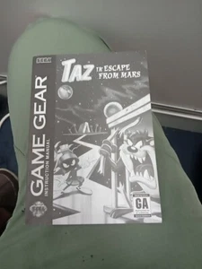 Taz in Escape From Mars (Sega Game Gear, 1995) - MANUAL ONLY - Picture 1 of 3