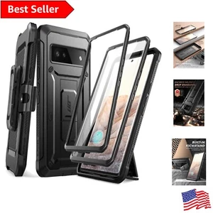 Rugged Phone Case for Google Pixel 6A - Military-Grade Protection with Kickstand - Picture 1 of 9