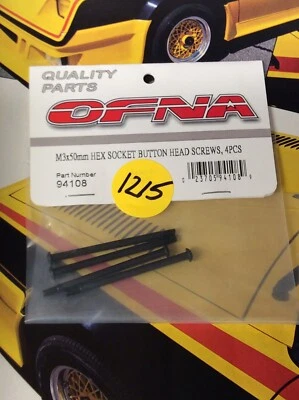 OFNA 94108 Hex Socket Buttonhead Screw: {M3x50x4pc.} NewInPack USA Shipped - Image 1 of 4