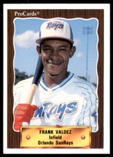 1990 ProCards Frank Valdez Orlando Sun Rays #722