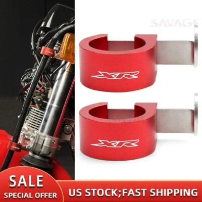 Soporte de abrazadera guía de cable de manguera de freno delantero para HONDA XR250R XR650L XR650R XR600R Foto 1 de 4