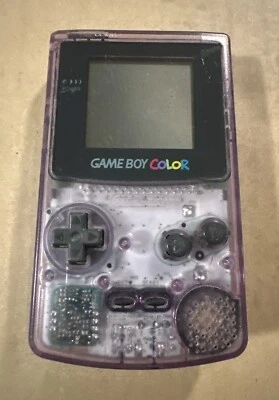 Nintendo Gameboy Color GB-001 Atomic Purple Original Tested Working Device - Image 1 of 4