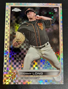 2022 Topps Chrome - Sammy Long #59 X-Fractor (RC) Rookie San Francisco Giants - Picture 1 of 2