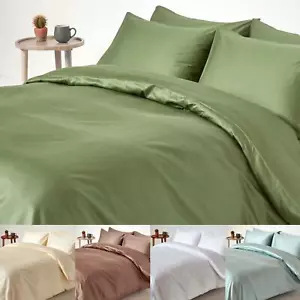 Organic Cotton Continental Duvet Cover Set, 400 TC 600 Thread Count Equivalent - Picture 1 of 31